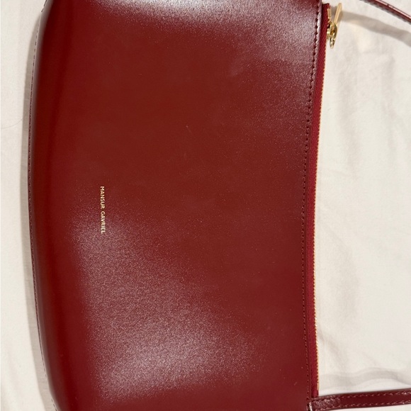 Mansur Gavriel Burgundy Leather Shoulder Bag - Picture 5 of 8